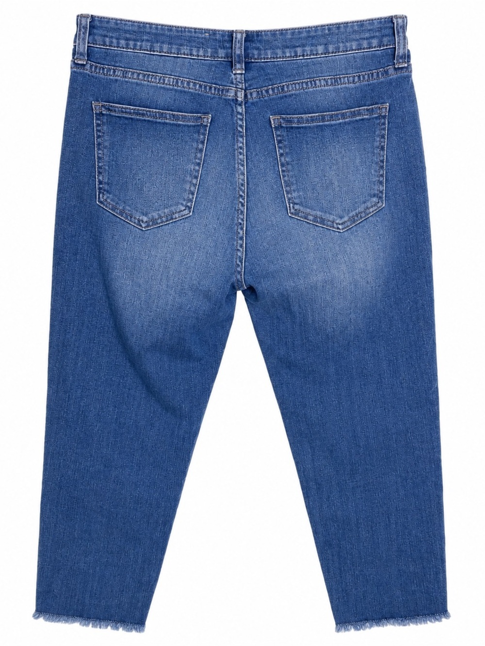 Pistola Jeans Womens 28 High Rise Raw Hem Skinny Crop Denim Blue - Picture 2 of 4